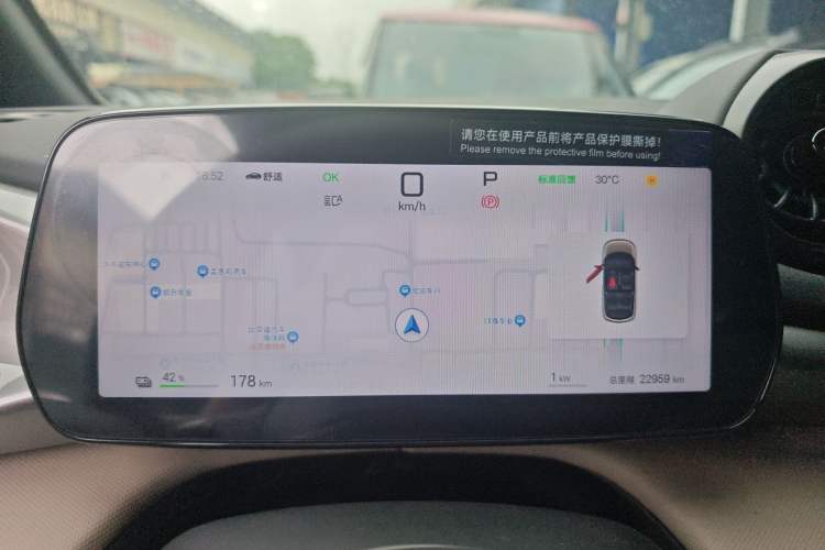 Used BYD Dolphin 2025 Smart Drive Version 420 km Freedom Edition Odometer Close Up