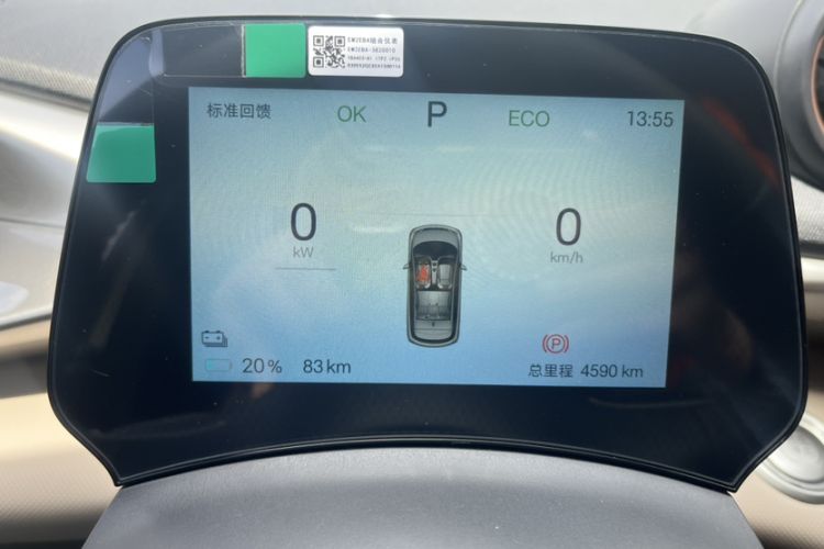Used BYD Dolphin 2025 420km Free Edition Odometer Close Up