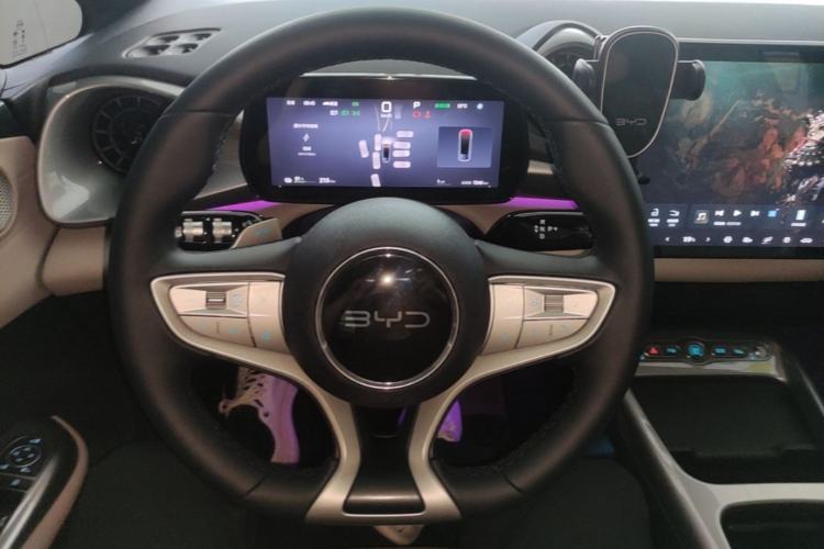 Used BYD Dolphin 2025 Smart Drive Version 420 km Freedom Edition Steering Wheel