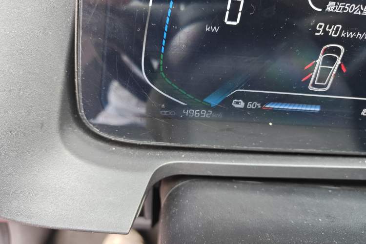 Used BYD e1 2019 YAO Edition Odometer Close Up