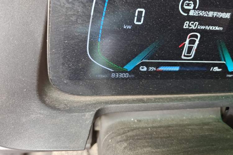 Used BYD e1 2019 YAO Edition Odometer Close Up