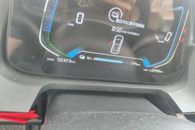 Used BYD e1 2019 Smart Edition Odometer Close Up