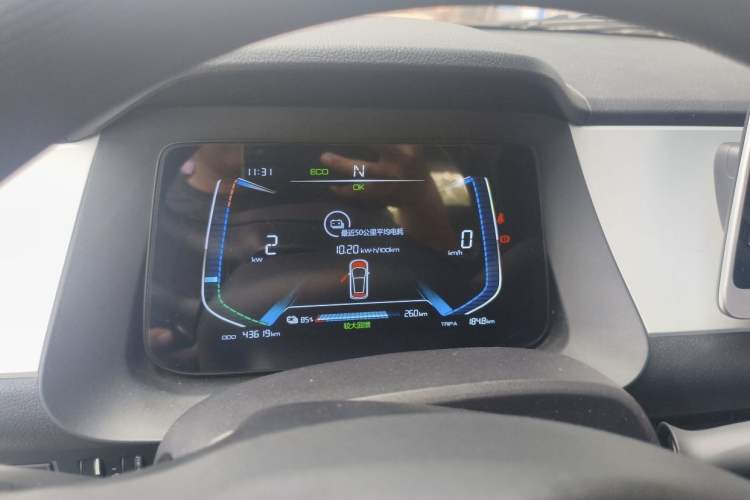 Used BYD e1 2019 Edition Yue Odometer Close Up