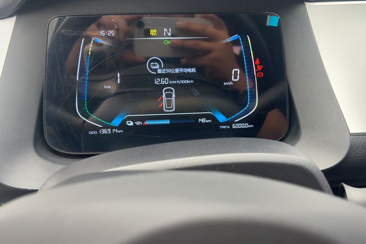 Used BYD e1 2019 Edition Yue Odometer Close Up