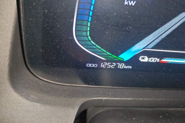 Used BYD e1 2019 Smart Edition Odometer Close Up
