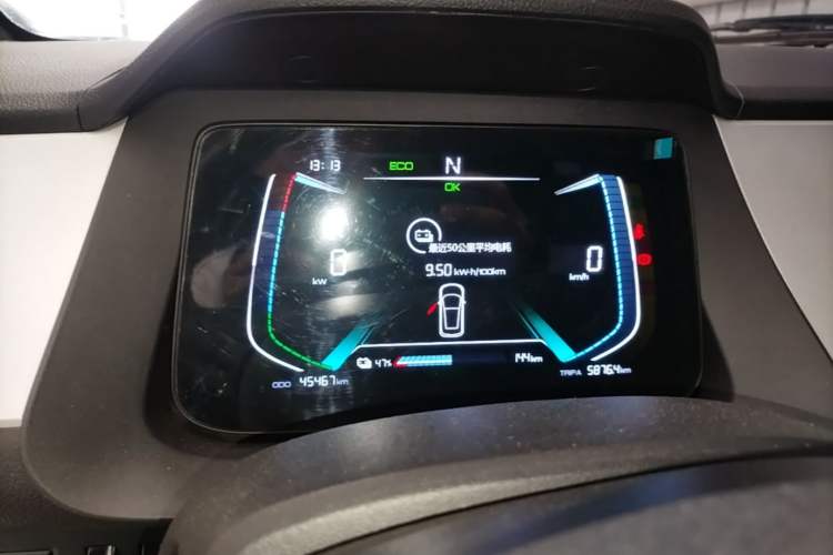 Used BYD e1 2020 Smart Comfort Version Instrument Cluster
