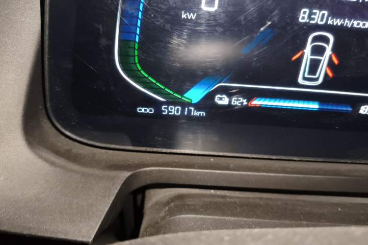 Used BYD e1 2020 Smart Comfort Version Odometer Close Up