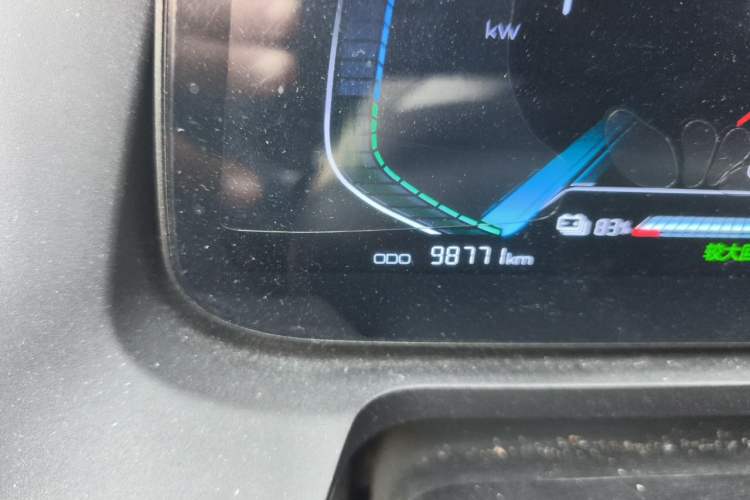 Used BYD e1 2020 Smart Comfort Version Odometer Close Up