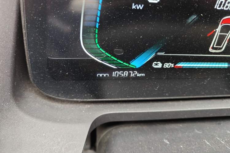 Used BYD e1 2020 Smart Comfort Version Odometer Close Up