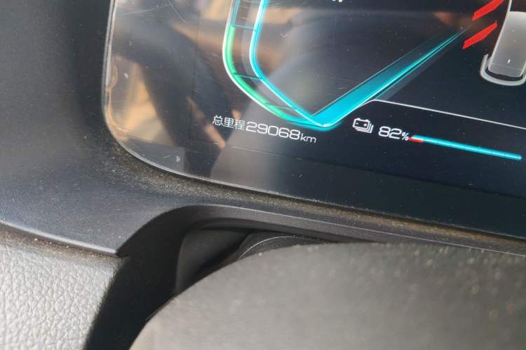Used BYD e2 2019 Long-Range Version Yao·Luxury Trim Odometer Close Up