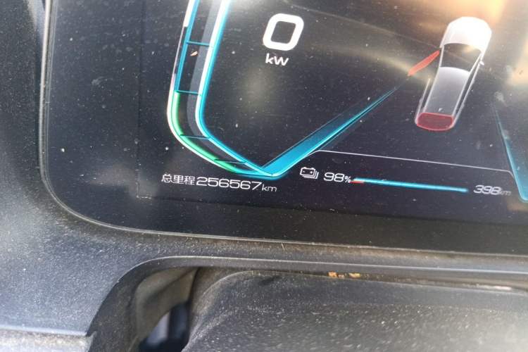 Used BYD e2 2019 Long-Range Version Yao·Luxury Trim Odometer Close Up