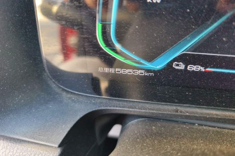 Used BYD e2 2019 Long-Range Version Yao·Luxury Trim Odometer Close Up