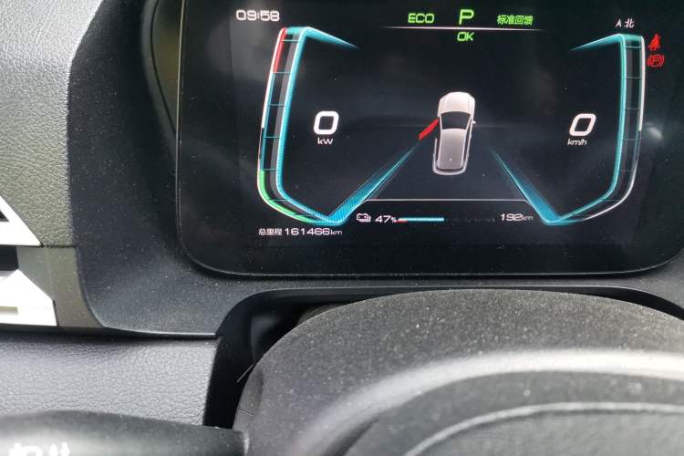 Used BYD e2 2019 Long-Range Version Yao·Luxury Trim Odometer Close Up