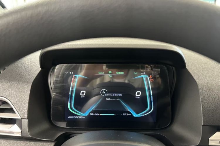 Used BYD e2 2019 Long-Range Version Yao·Luxury Trim Odometer Close Up