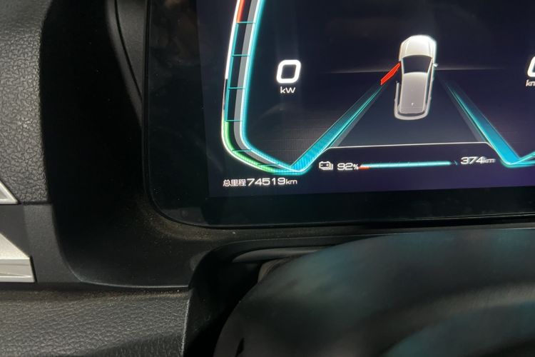 Used BYD e2 2019 High-Range Version – Chuan·Luxury Model Odometer Close Up