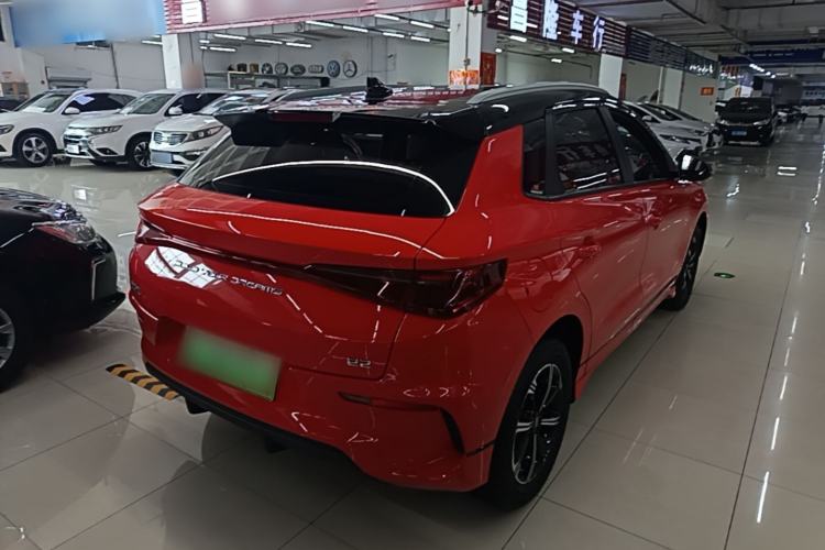 Used BYD e2 2019 High-Range Version – Chuan·Luxury Model Rear Right 45 Deg