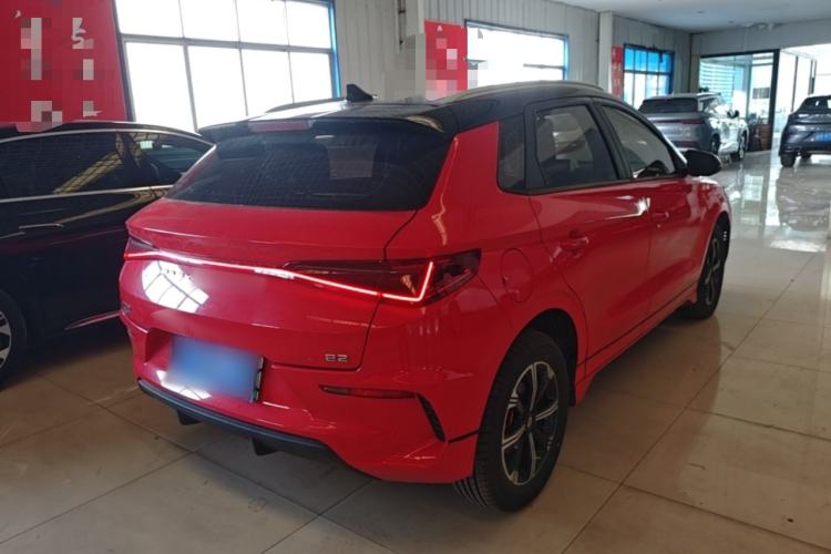 Used BYD e2 2019 Standard Range Model – Smart & Comfortable Version Rear Right 45 Deg