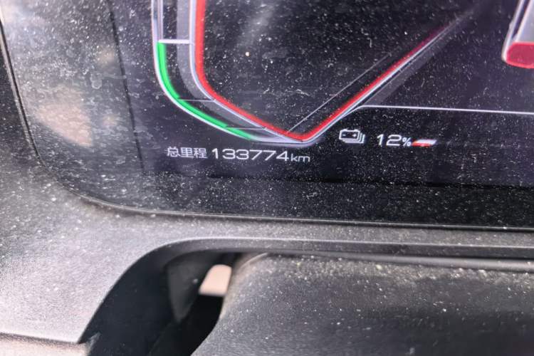 Used BYD e2 2019 Long-Range Version Yao·Luxury Trim Odometer Close Up