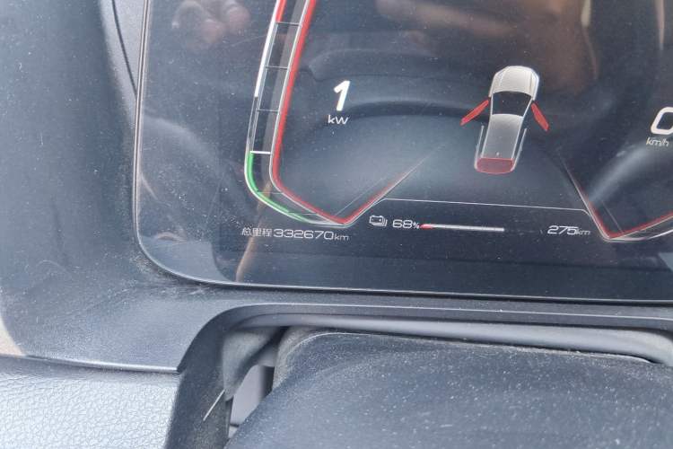 Used BYD e2 2019 Long-Range Version Yao·Luxury Trim Odometer Close Up
