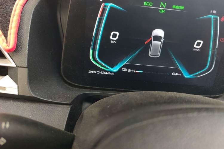 Used BYD e2 2019 Standard Range Version – Yue·Standard Model Odometer Close Up