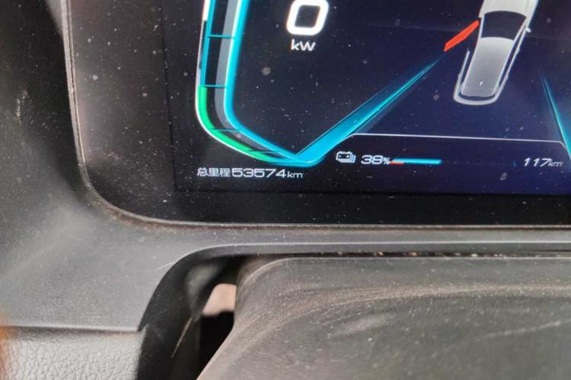 Used BYD e2 2019 Standard Range Version – Yue·Standard Model Odometer Close Up