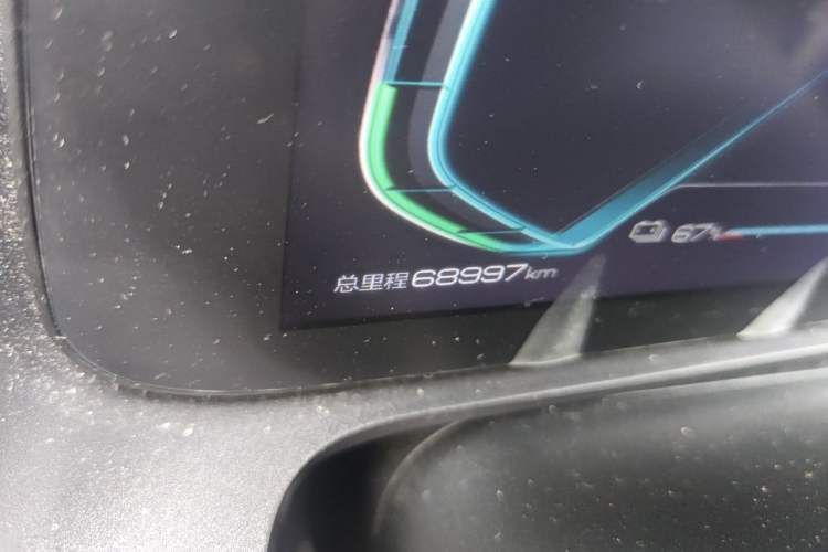 Used BYD e2 2019 Long-Range Version Yao·Luxury Trim Odometer Close Up