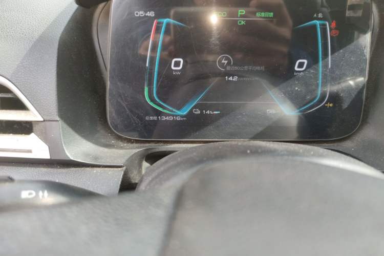 Used BYD e2 2019 Long-Range Version Yao·Luxury Trim Odometer Close Up