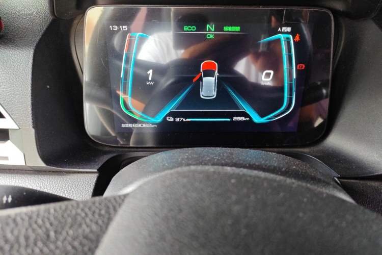 Used BYD e2 2019 Standard Range Version – Yue·Standard Model Odometer Close Up