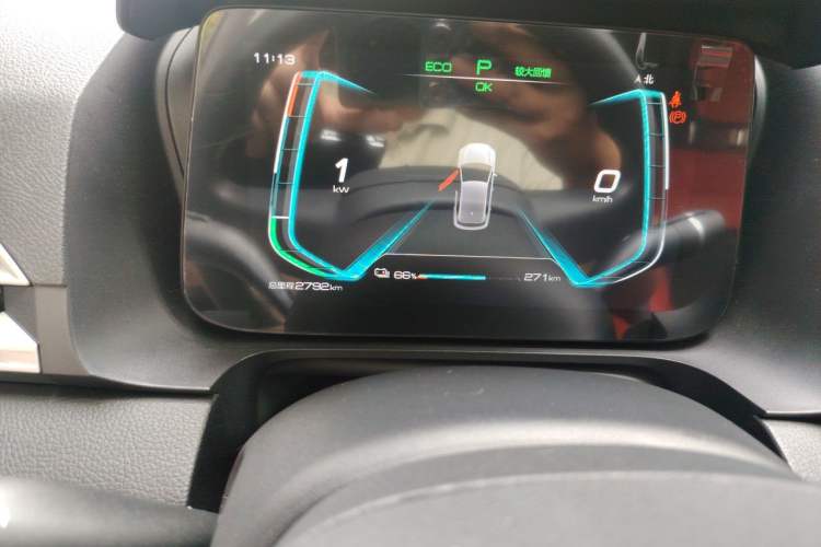 Used BYD e2 2019 High-Range Version – Chuan·Luxury Model Odometer Close Up
