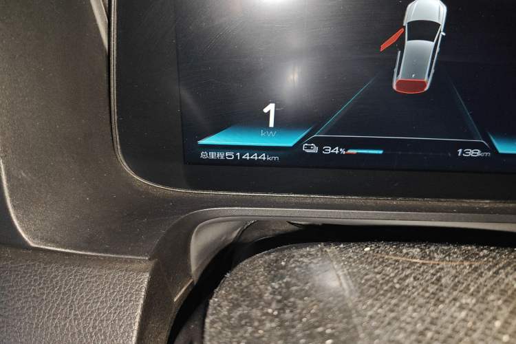 Used BYD e2 2019 High-Range Version – Chuan·Luxury Model Odometer Close Up