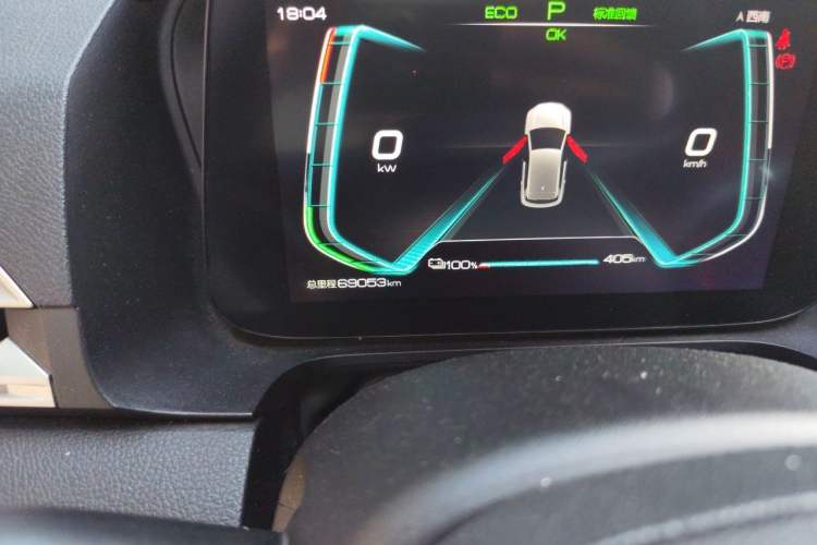 Used BYD e2 2019 High-Range Version – Chuan·Luxury Model Odometer Close Up
