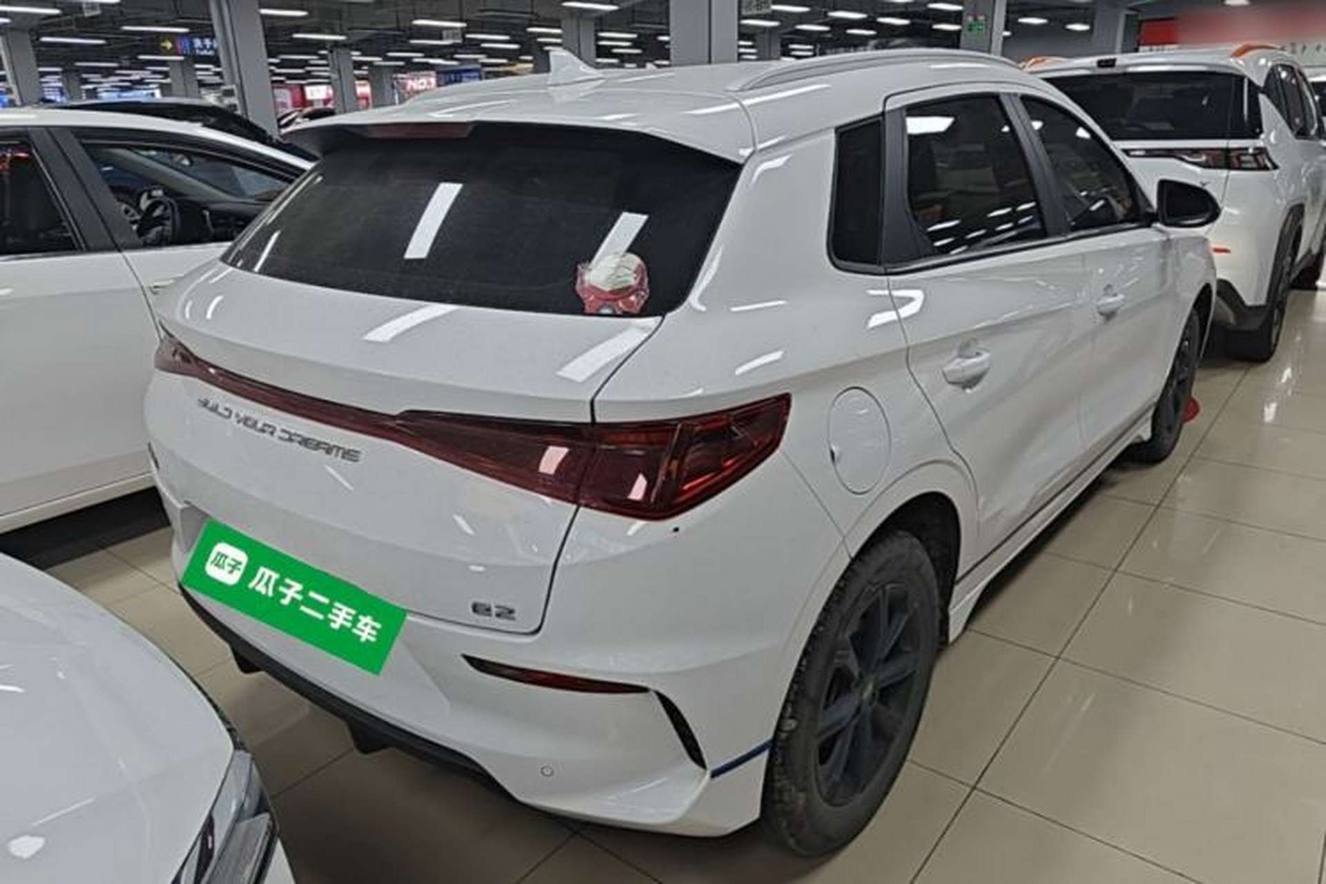 Used BYD e2 2019 Standard Range Model – Smart & Comfortable Version Rear Right 45 Deg