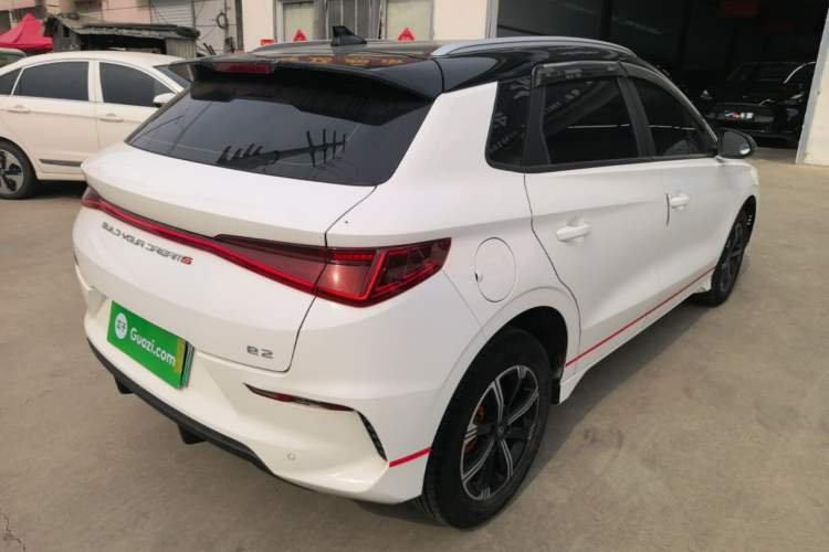 Used BYD e2 2019 High-Range Version – Chuan·Luxury Model Rear Right 45 Deg