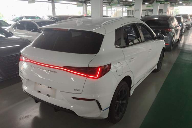 Used BYD e2 2019 Standard Range Model – Smart & Comfortable Version Rear Right 45 Deg