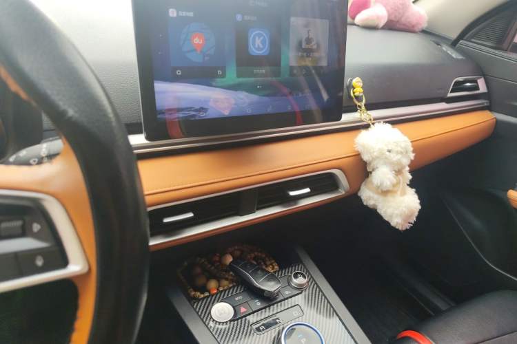Used BYD e2 2020 Upgraded Version Extended Range Edition Premium Model Audio And AC Panel