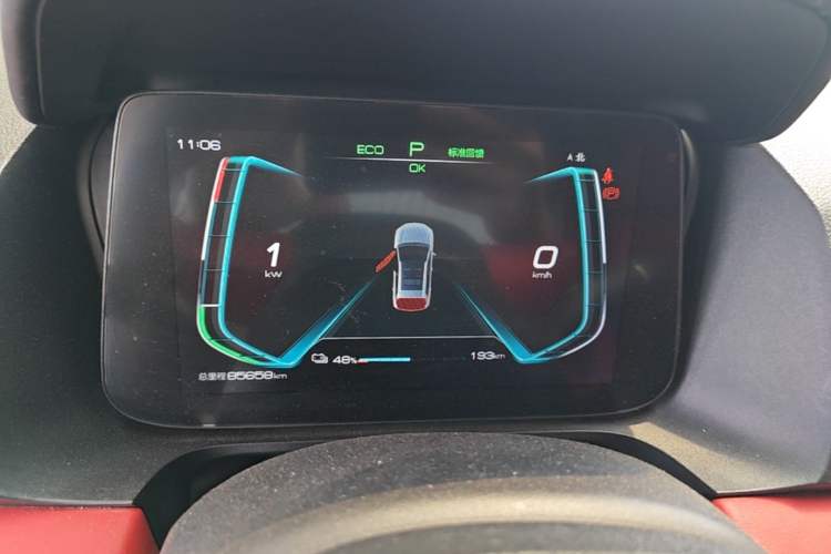 Used BYD e2 2020 Upgraded Version Extended Range Edition Premium Model Instrument Cluster