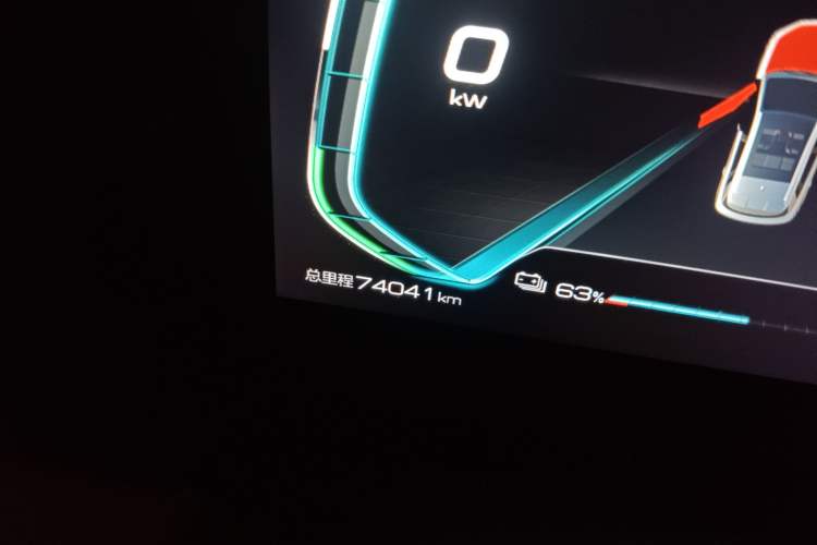 Used BYD e2 2020 Upgraded Version Extended Range Edition Premium Model Odometer Close Up