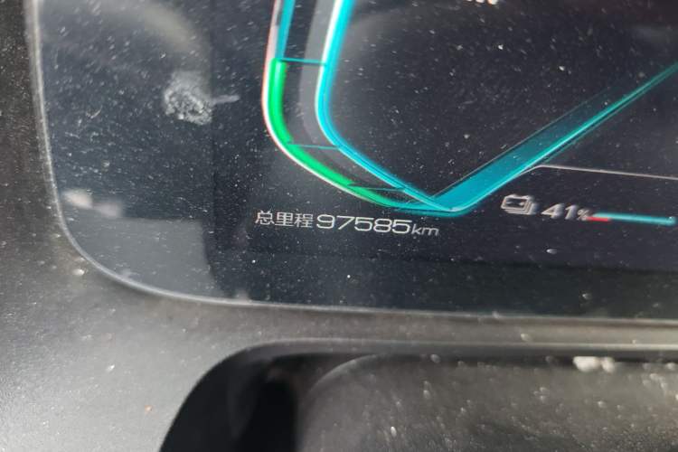 Used BYD e2 2020 Upgraded Model Standard Range Version Standard Configuration Odometer Close Up