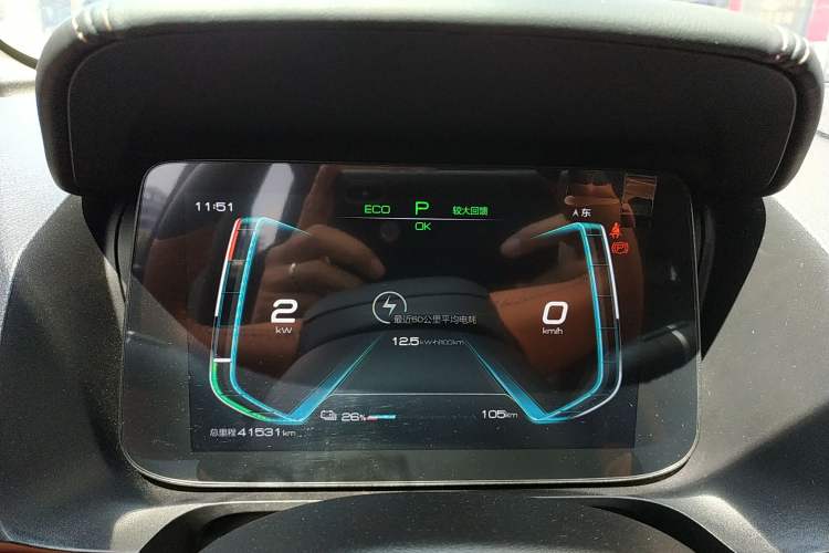 Used BYD e2 2021 Luxury Model Instrument Cluster