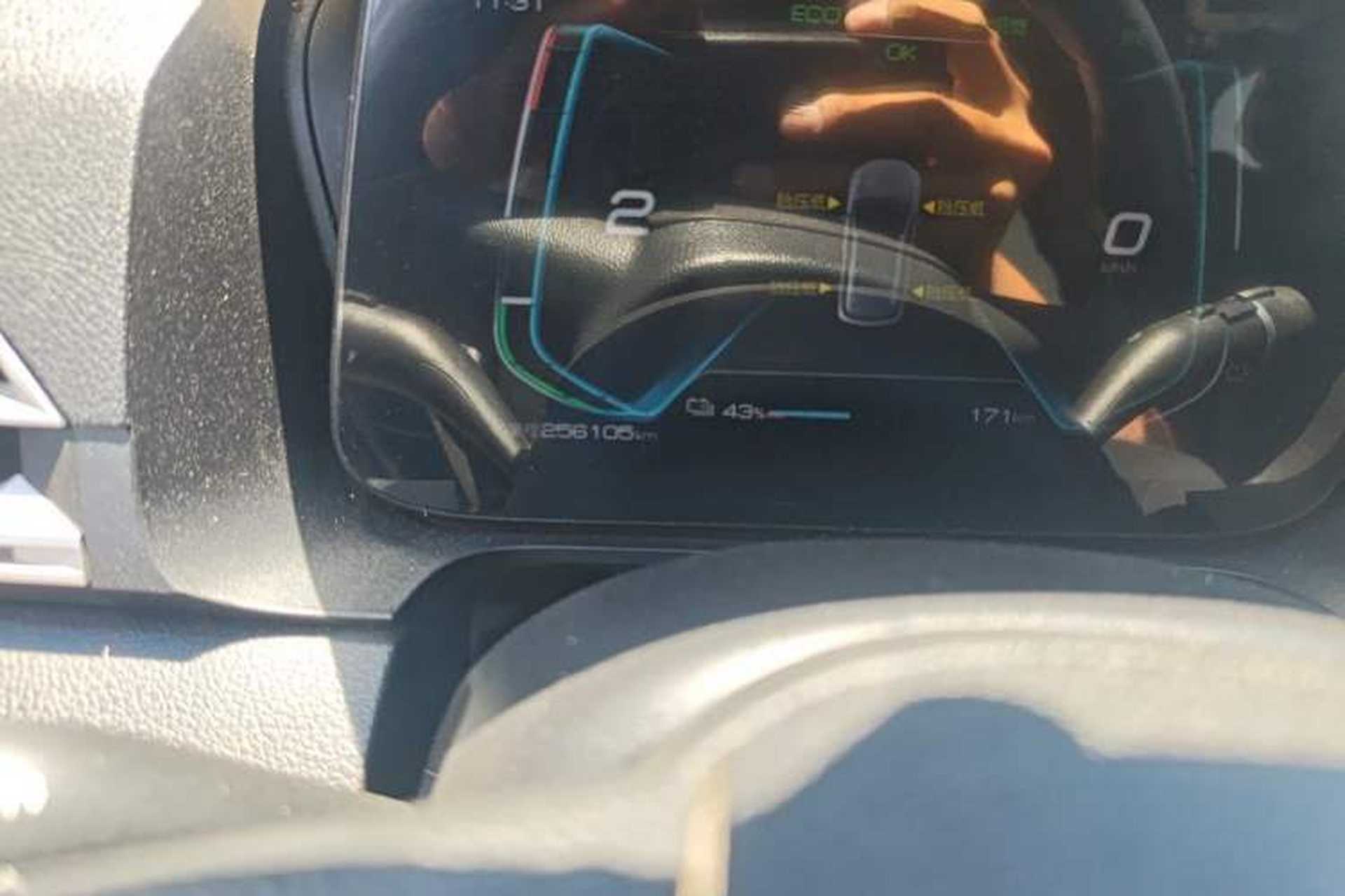 Used BYD e2 2021 Comfort Model Odometer Close Up