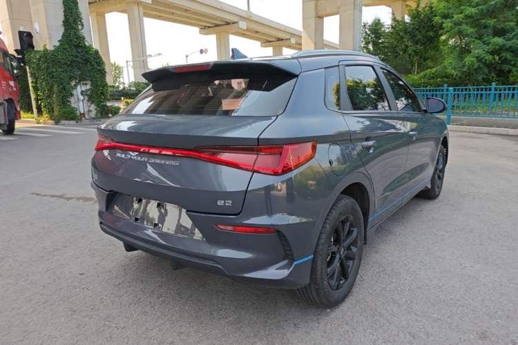 Used BYD e2 2021 Luxury Model Rear Right 45 Deg