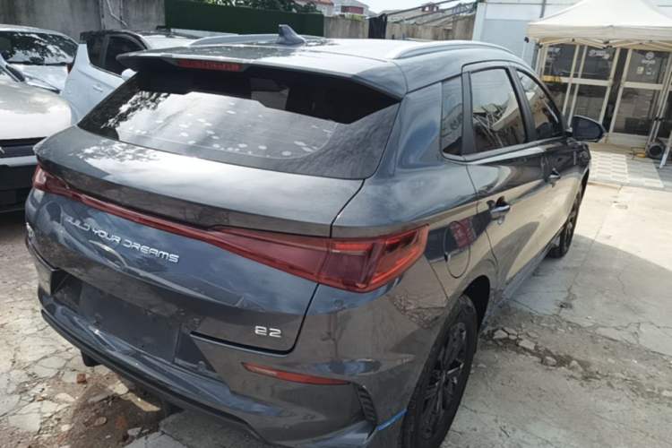 Used BYD e2 2021 Luxury Model Rear Right 45 Deg