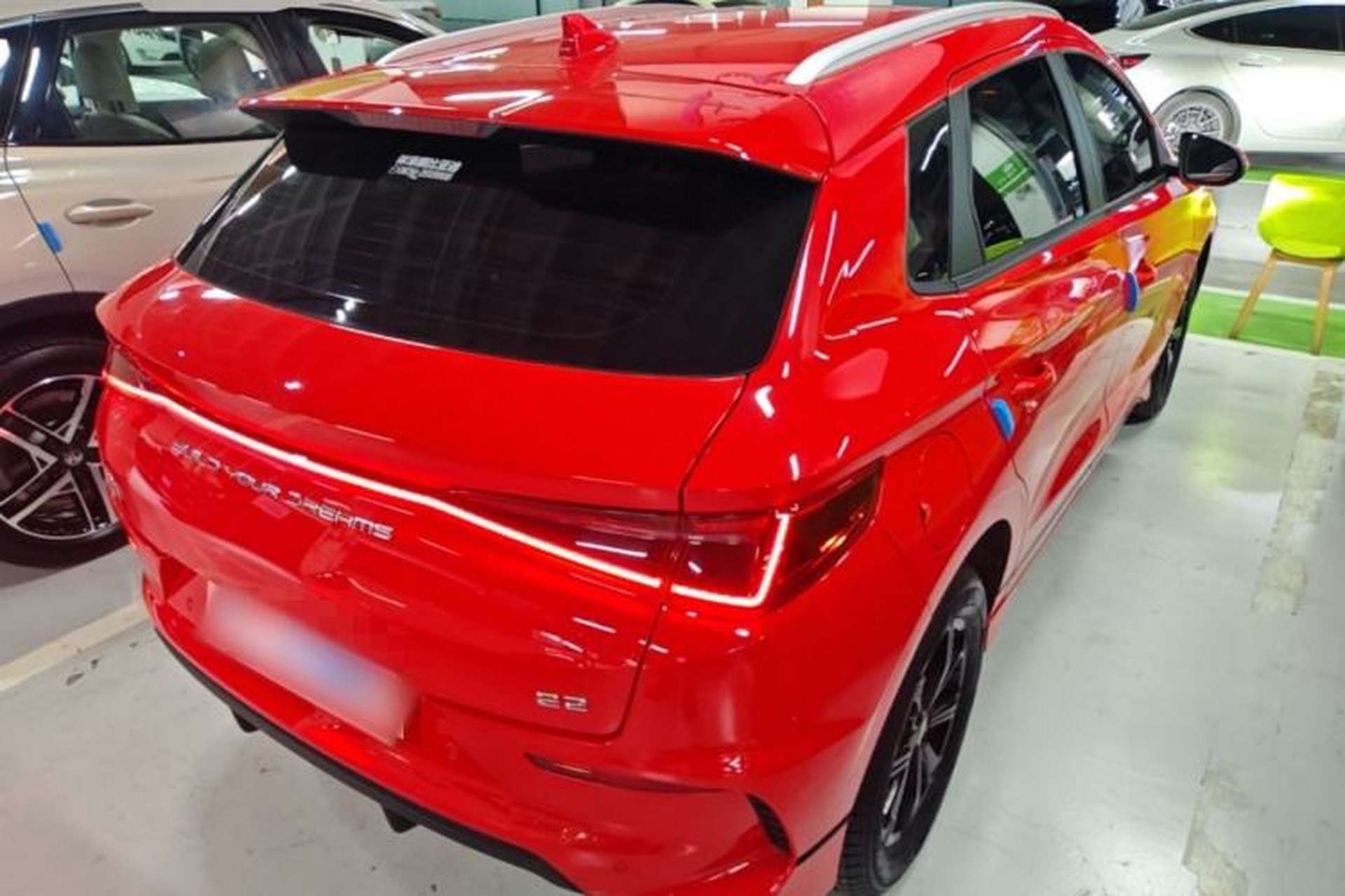 Used BYD e2 2021 Luxury Model Rear Right 45 Deg