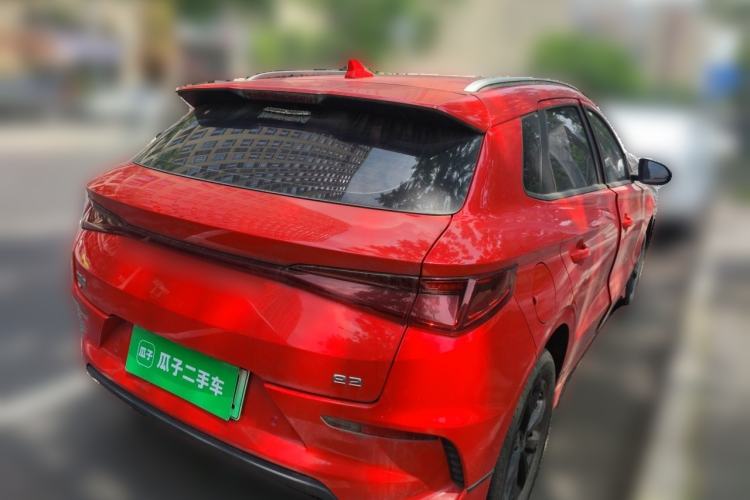 Used BYD e2 2021 Luxury Model Rear Right 45 Deg