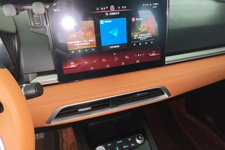 Used BYD e2 2021 Luxury Model Audio And AC Panel