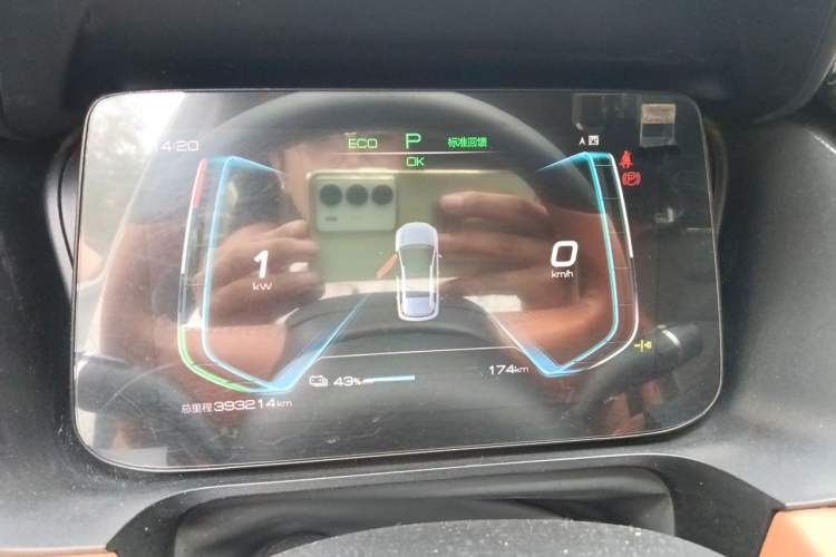Used BYD e2 2021 Luxury Model Instrument Cluster