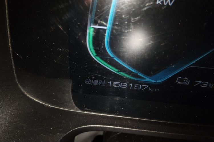 Used BYD e2 2021 Comfort Model Odometer Close Up