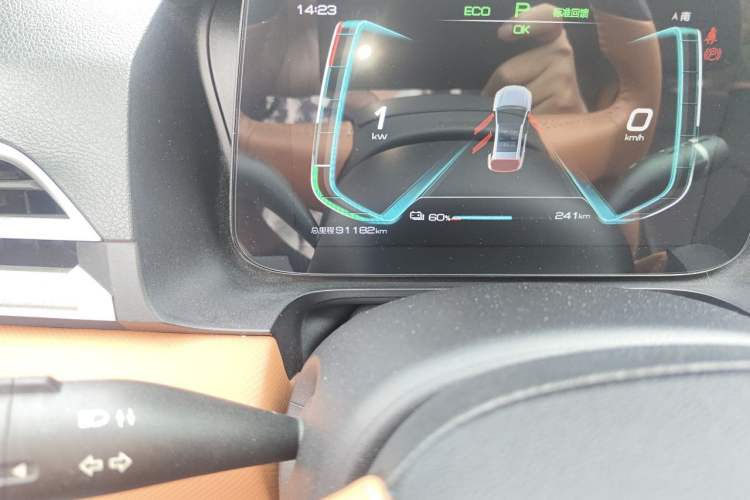 Used BYD e2 2021 Comfort Model Odometer Close Up