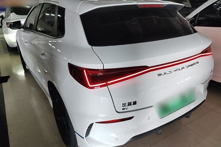 Used BYD e2 2021 Luxury Model Rear Left 45 Deg