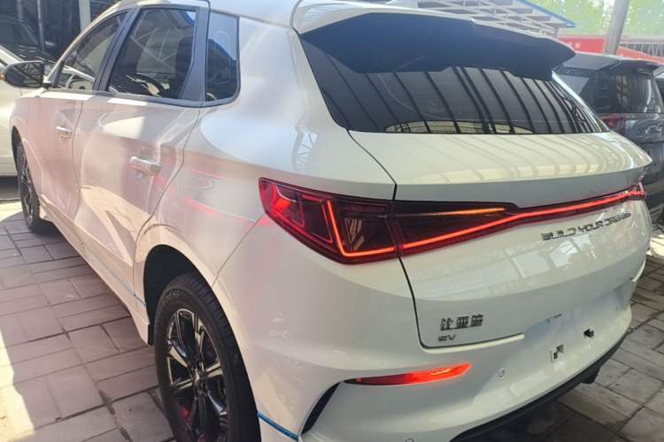 Used BYD e2 2021 Luxury Model Rear Left 45 Deg
